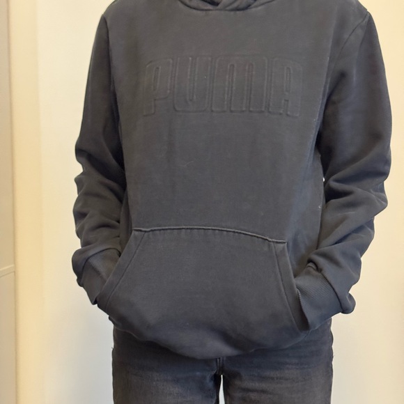 Black Puma Hoodie - Picture 1 of 2